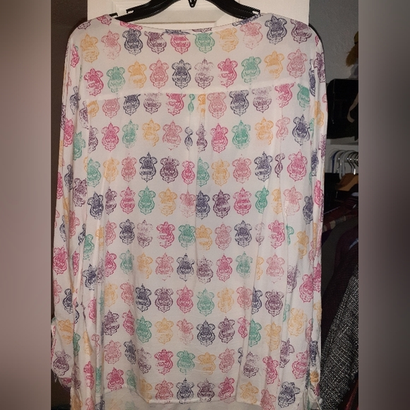 Modcloth 1X owl blouse - Picture 2 of 5